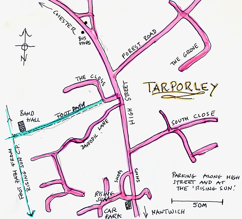 find the band hall map