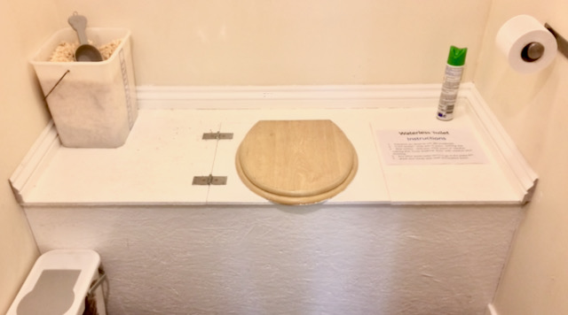 the composting toilet